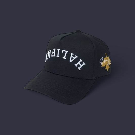 Black-Halifax-Snapback-Hat-Angle