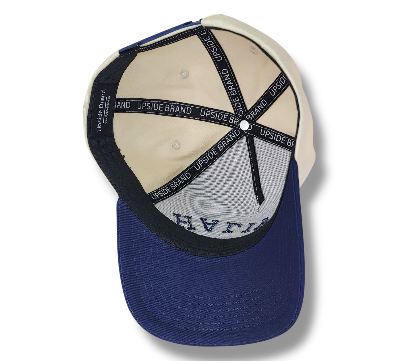 Precurved Halifax Snapback - Atlantic Blue Off White