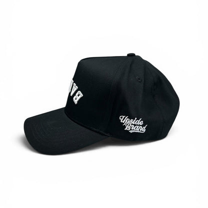 \Barrie-Hat-Snapback-white-black-Upside-Brand-Side