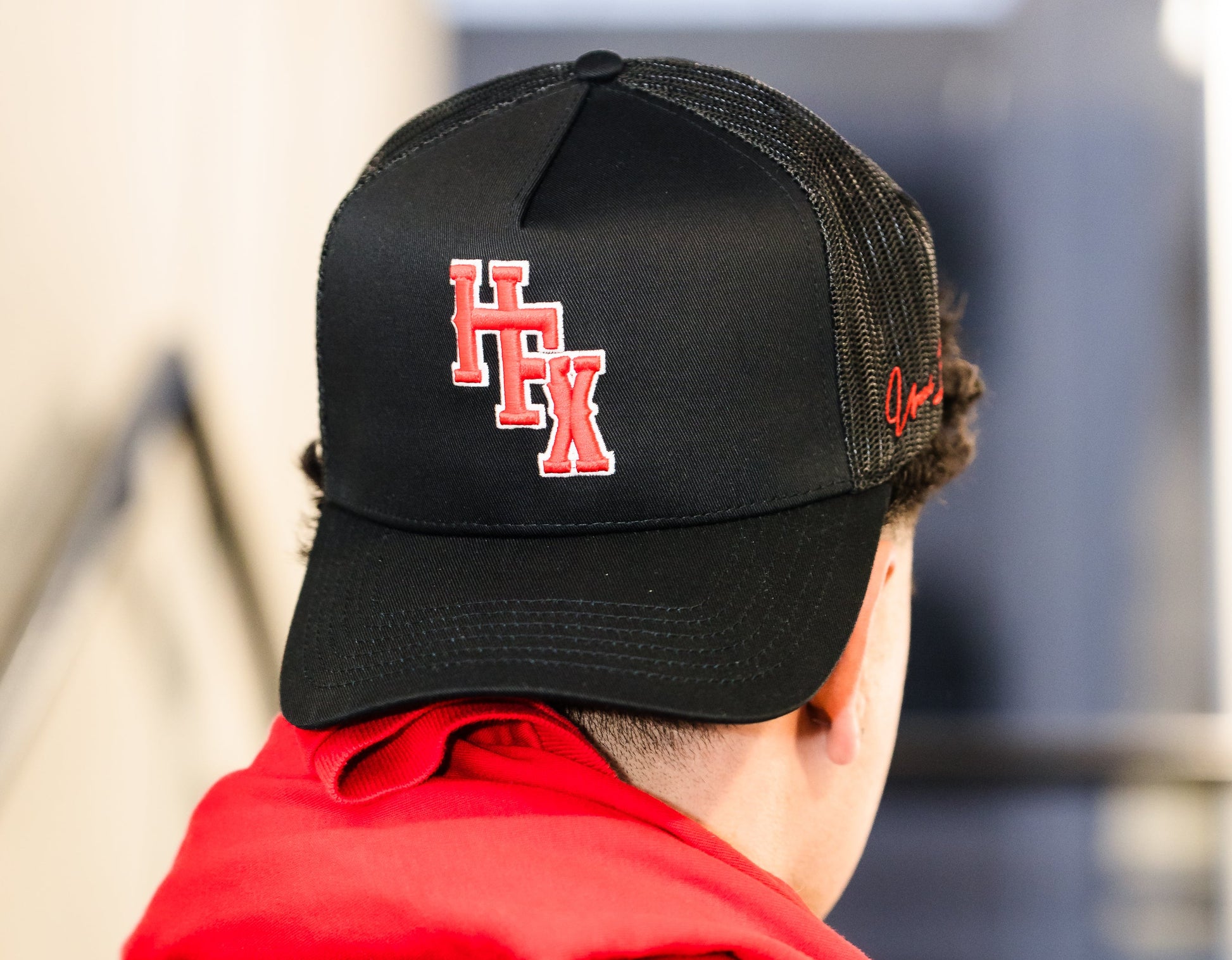 HFX-Halifax-Snapback-Hat-Angle-Mesh-Wearing