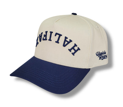 Precurved Halifax Snapback - Atlantic Blue Off White