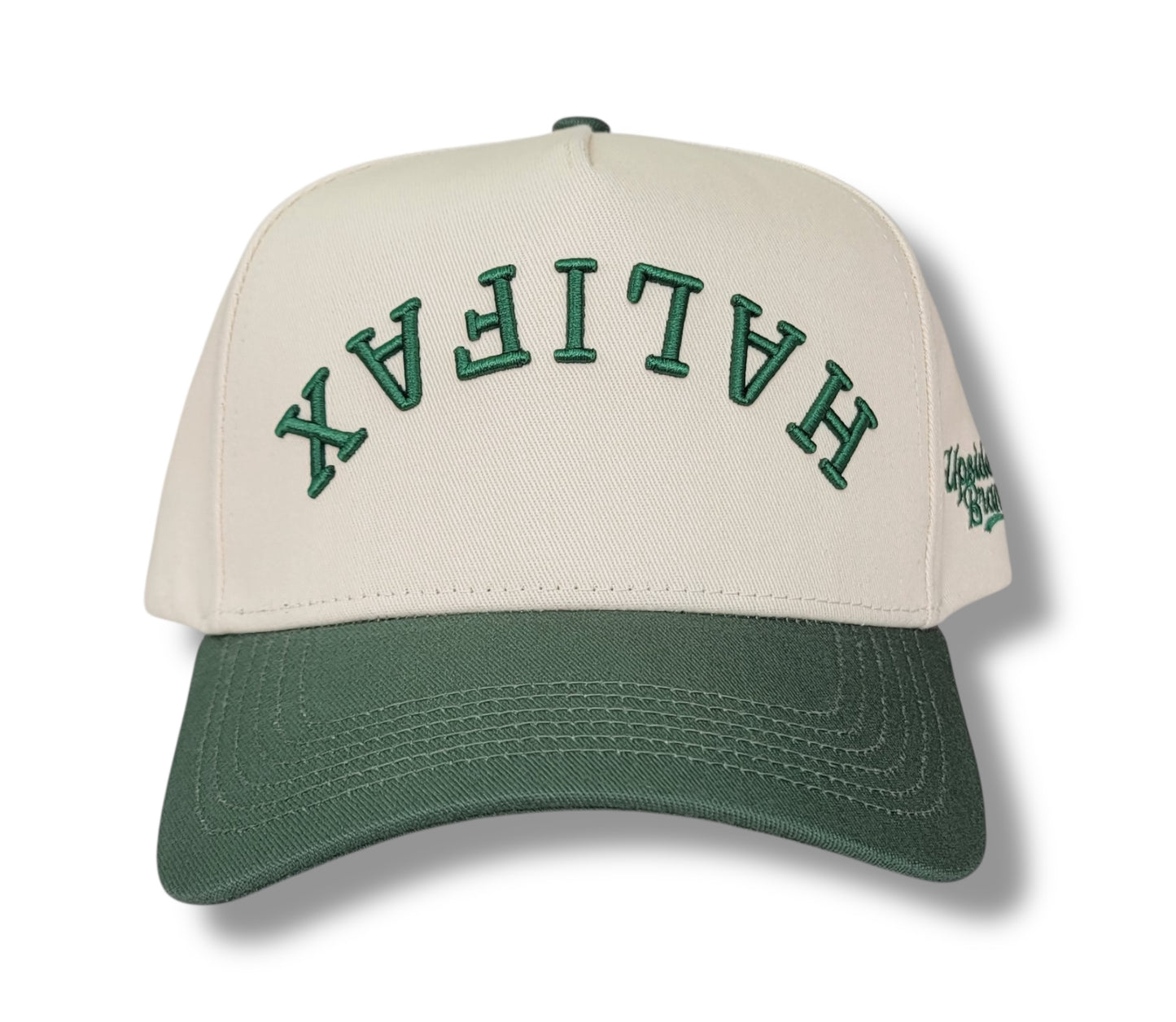 Precurved Halifax Snapback -  Garden Green Off White