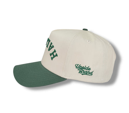Precurved Halifax Snapback -  Garden Green Off White