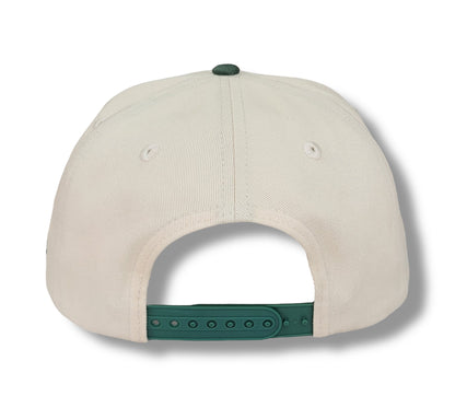 Precurved Halifax Snapback -  Garden Green Off White