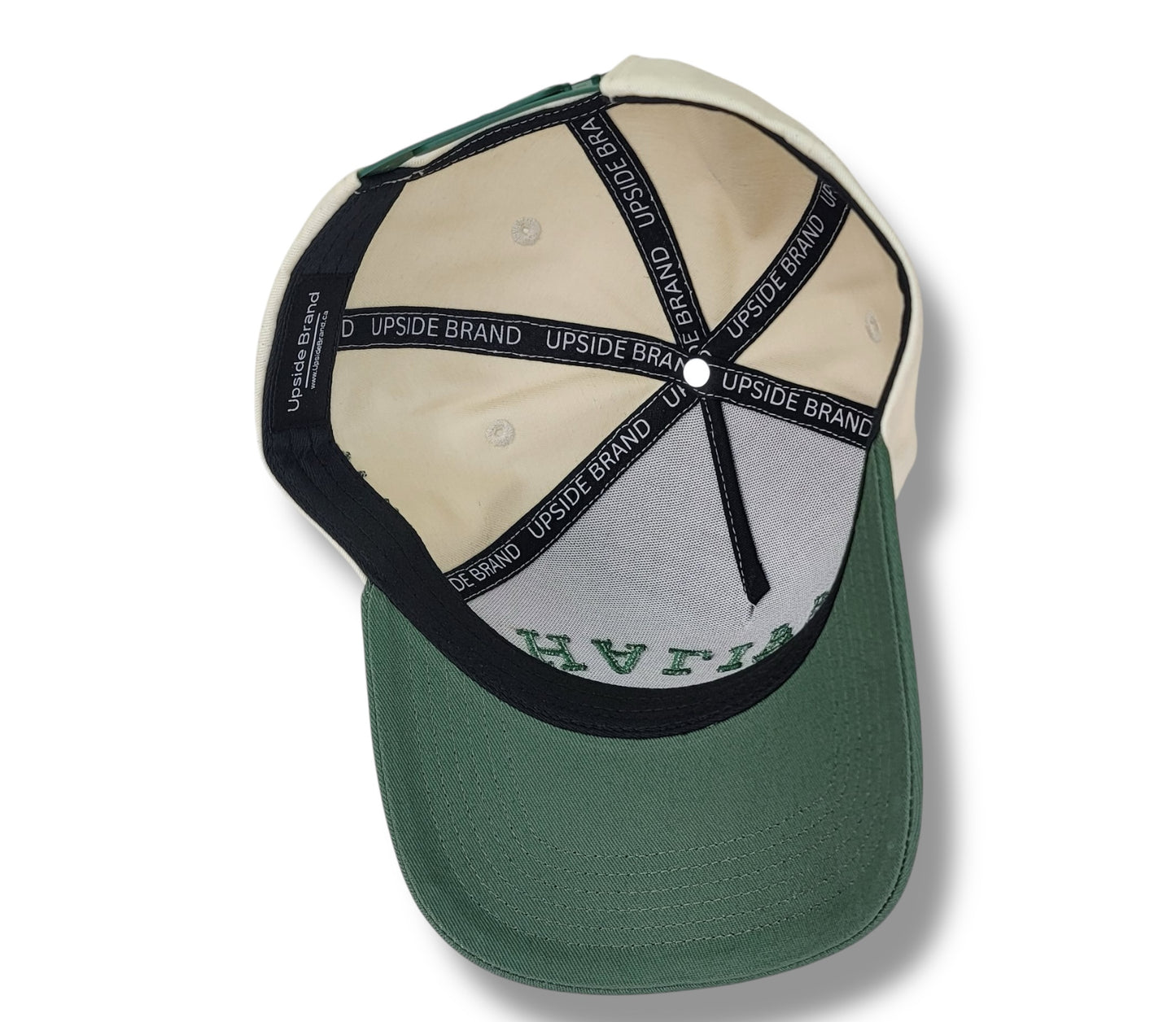 Precurved Halifax Snapback -  Garden Green Off White
