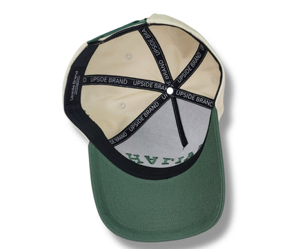 Precurved Halifax Snapback -  Garden Green Off White
