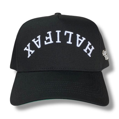 Precurved Halifax Snapback - Argyle Black No Leaf