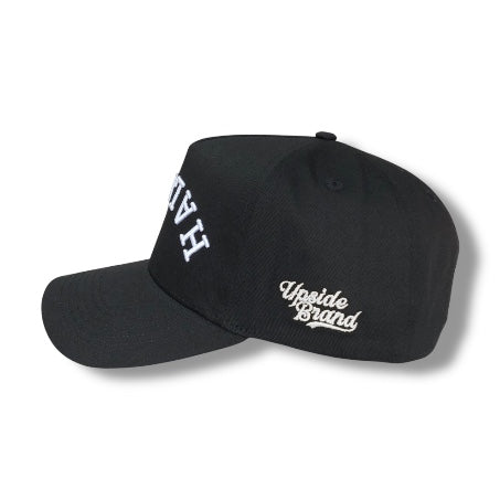 Precurved Halifax Snapback - Argyle Black No Leaf