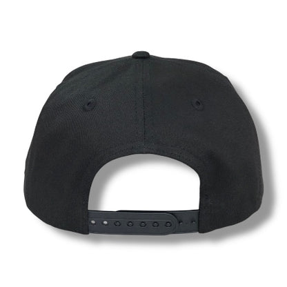 Precurved Halifax Snapback - Argyle Black No Leaf