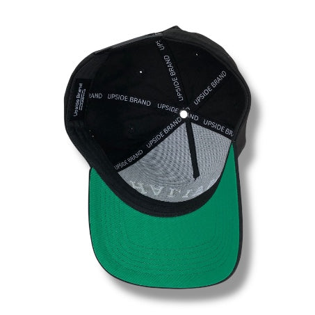 Precurved Halifax Snapback - Argyle Black No Leaf