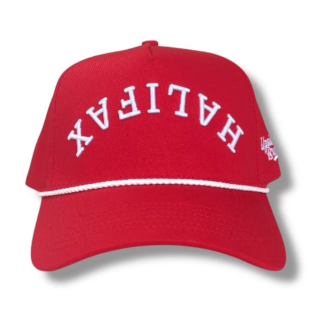 Precurved Halifax Snapback - Fire Red