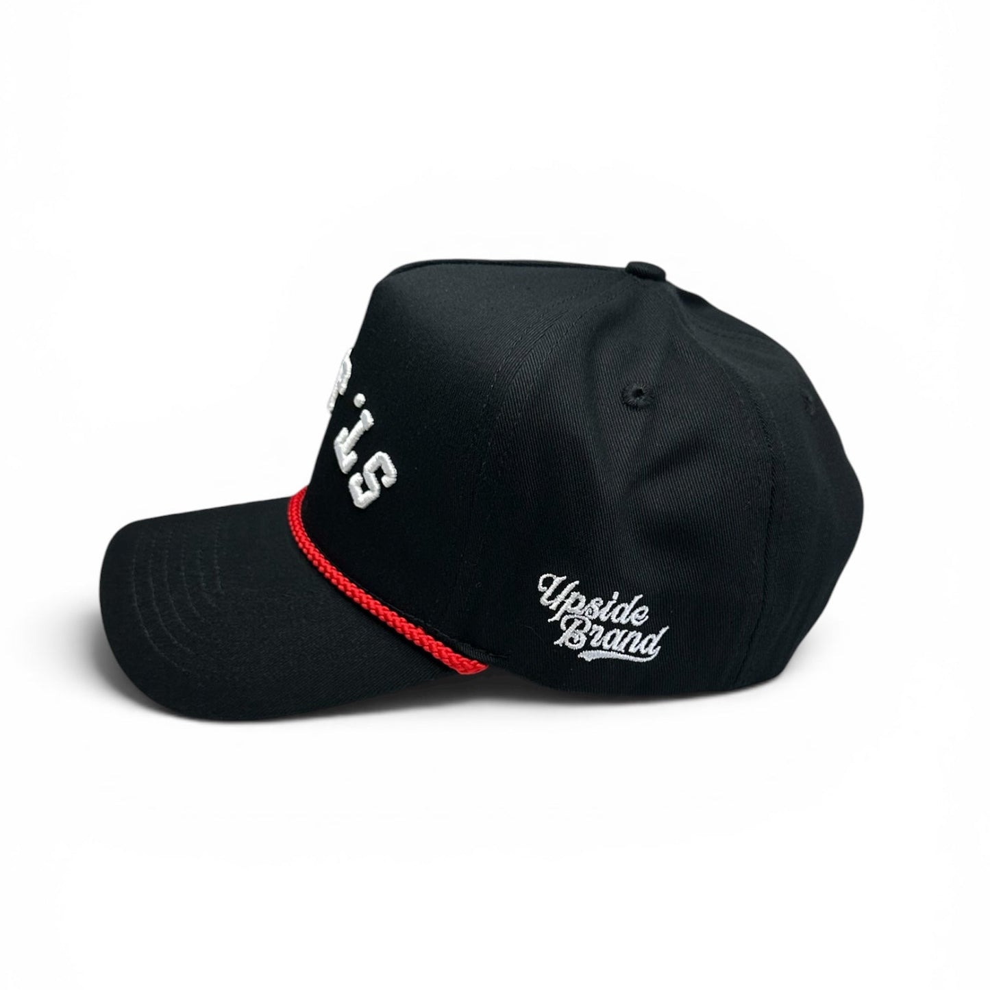 St-Johns-Hat-Snapback-white-black-Upside-Brand-Side