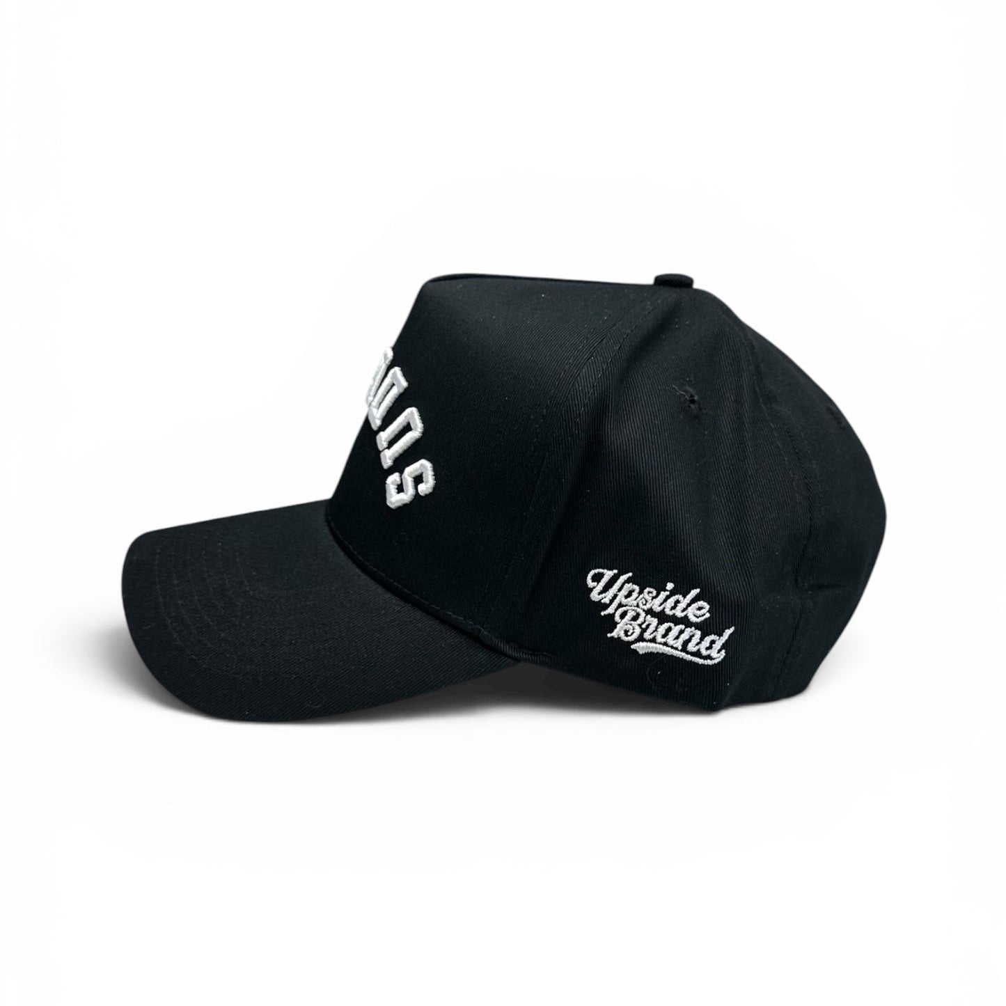 Sudbury-Hat-Snapback-white-black-Upside-Brand-Side